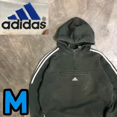 T7758 adidas 90's スウェットパーカー　ハーフジップ