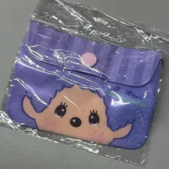 モンチッチ PURPLE パープル ガチャ Starship Square スタシ ポーチ コイン ケース キーホルダー