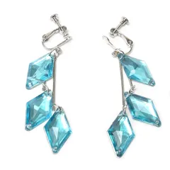 【homexk】 フロイドリーチ 風 ツイステ ジェイド コスプレ イヤリング (２個セット) コスプレ 小物 仮装 グッズ ついすて フロイド (ライトブルー) [ライトブルー]