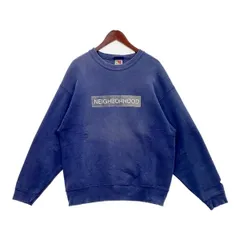 NEIGHBORHOOD ネイバーフッド 90s初期 90年代 スウェット トレーナー 裏起毛 クルーネック メンズ Lサイズ ネイビー トップス DM18215■