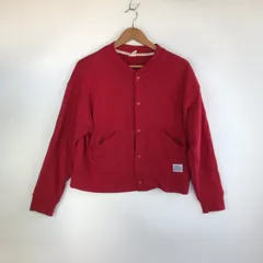 ROXY スウェットカーディガン レディース M レッド 3161202603050035