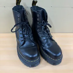 ◎ Dr. Martens JADON 厚底レースアップブーツ ブラック EU43 UK9 サイドジップ