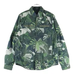 VALENTINO (ヴァレンティノ) FOREST 総柄 ナイロン リバーシブルジャケット グリーンのサムネイル