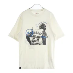 JORDAN BRAND (ジョーダンブランド) ×Fragment Design Travis scott Tshirt DJ0619-133 ×フラグメント トラヴィススコット プリント 半袖Tシャツ カットソー ホワイト