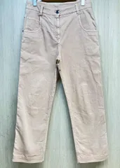 BRUNELLO CUCINELLI ブルネロ クチネリ パンツ ピンク ストレートデニムパンツ デニムパンツ イタリア製 無地 サイズM レディース