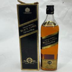 ジョニーウォーカー ブラックラベル 黒金キャップ 未開栓 古酒 OLD