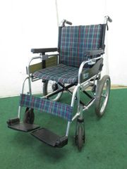 超メルカリ市協賛セールアルミ製チェック柄介助用車椅子 - メルカリ