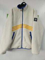 アディダス ボア フリー ス ジャケット アイボリー