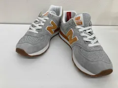 new balance  スニーカー　ML574 サイズ25.5センチ グレー×オレンジニューバランス