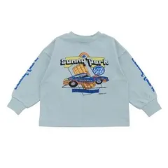 《新品》レーシングカープリントロンT  Ocean&Ground 80～120㎝ 子供服 長袖Tシャツ 4646002のサムネイル