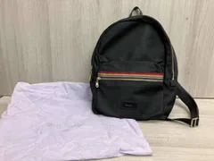 PAUL SMITH ポールスミス リュック マルチストライプ ブラック 黒