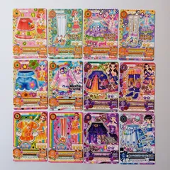 来栖ここね 堂島ニーナ 藤原みやび 花輪やよい 三ノ輪ヒカリ 神谷しおん 12枚セット レトロスタースカート レトロスターシューズ パニックスタースカート 桜色スタースカート 桜色スターサンダル アゲハスタースカート ほか ／ アイカツ！ Aikatsu！