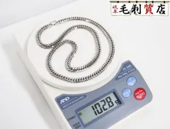 PT850 キヘイ 喜平 ネックレス 6面ダブル 102.8g ロング 6メンダブル 白金 プラチナ 850 【中古】 ジュエリー