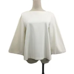 アーバンリサーチ ドアーズ URBAN RESEARCH DOORS カットソー プルオーバー ボートネック 無地 七分袖 One 白 ホワイト