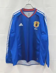 adidas アディダス 長袖ユニフォーム サッカー日本代表 04/05 日本製 L ブルー 通年