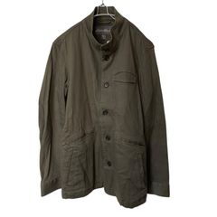  Eddie Bauer エディーバウアー スタンドカラーカバーオールジャケット カーキ サイズM【ZK99】