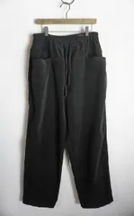 新品 26SS COMOLI コモリ コーデュロイ ドローストリング パンツ D01-03006 BLACK ブラック 黒3 イージー 正規 本物 1152Q♪