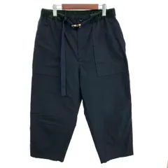 Sacai サカイ オックスフォード パンツ サイズ:3 19-02071M ネイビー  メンズ OXFORD PANTS CLOPPED　240001109744のサムネイル