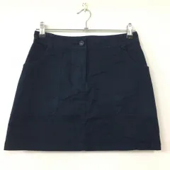 Callaway キャロウェイ スカート ネイビー シンプル コットン混 レディース S ゴルフウェア