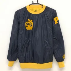 パーリーゲイツ 中綿リバーシブルスニード ネイビー×オレンジ 4WAY 袖着脱可 レディース 0(S) ゴルフウェア PEARLY GATES