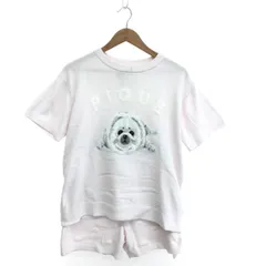 gelato pique ジェラートピケ あざらしプルオーバー&ショートパンツセット サイズ:F ルームウェア  PWNT252016/25SS   ピンク レディース / 240001179234