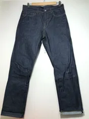 1003070 UNIQLO レギュラー ストレート セルビッチ デニム 31 赤耳 パンツ 321-447652 ユニクロ