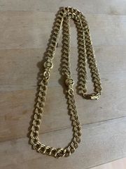 ジバンシー ネックレス ツイストチェーン ロング 62cm ゴールド色系 