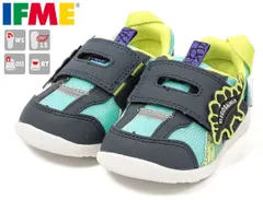 イフミー 20-6307 IFME PARK ベビースニーカー ベビーシューズ ファーストシューズ ベビー靴 運動靴 恐竜くん 軽量 面ファスナー 洗えるインソール 通園 幼稚園 保育園 かっこいい 赤ちゃん 子供 イフミーパーク 靴 ネイビー 紺