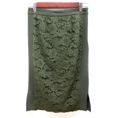 ガリャルダガランテ GALLARDAGALANTE スカート タイト ひざ丈 総柄 1 カーキ /RT