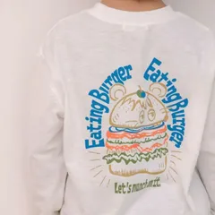 《新品》バックプリント 長袖Tシャツ 80～110サイズ MAKE YOUR DAY 子供服 長袖 M610107のサムネイル