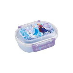 [신품] 스케이터(Skater) 도시락 상자 아이 360ml 푹신한 뚜껑 일본제 런치 박스 1단 식세기 대응 레인지 대응 디즈니 아나운서와 눈의 여왕 25 소녀 QAF2BAAG-A 1