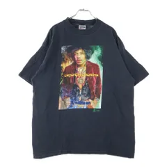 VINTAGE (ヴィンテージ) 90s JIMI HENDRIX ジミヘンドリックス フロントプリント Tシャツ 半袖カットソーブラック