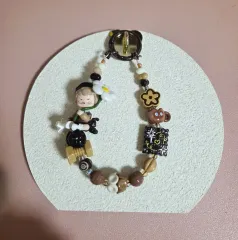 ハンドメイド キャラクター ビーズ キーホルダー