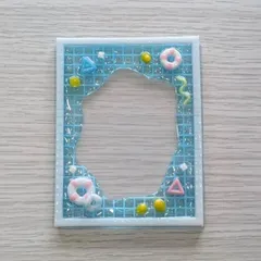 【6】トレカケース レジンデコ プール 夏