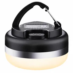 Acso ランタン ledランタン 大容量1100mAh Type-C充電式 LEDランタン 6つ点灯モード 懐中電灯機能搭載 IPX5防水 マグネット内蔵 小型&ポータブル 】アウトドア キャンプ 登山 夜釣り 防災 停電 緊急用 0