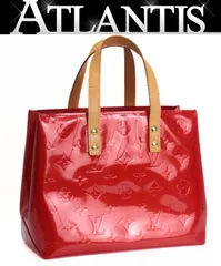 ルイヴィトン LOUIS VUITTON リードPM ミニトートバッグ ハンドバッグ ヴェルニ ルージュ M91088 【73819】