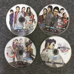PS3 龍が如くシリーズ 4本セット 4・5・見参・OF THE END ディスクのみ まとめ売り