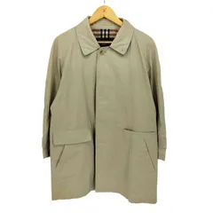 バーバリーズ BURBERRYS 裏地ノバチェック 比翼 ステンカラー ハーフ コート メンズ import：S 