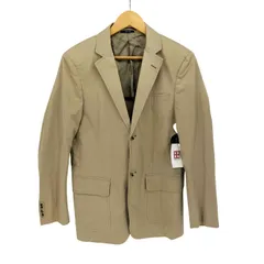 ポロバイラルフローレン Polo by RALPH LAUREN 2B 背抜き コットン シングル テーラード ジャケット サマージャケット メンズ US：38 