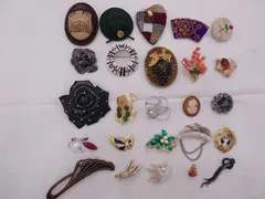 ブローチ おまとめ25点 アンティーク ヴィンテージ お買い得品