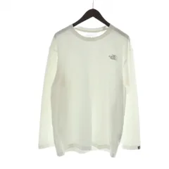 ザノースフェイス THE NORTH FACE NT82231AP Tシャツ カットソー 長袖 ロンT ロゴ L 白 ホワイト ■GY11 /MQ