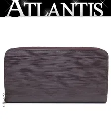 【広尾店】ルイヴィトン Louis Vuitton ジッピーウォレット ラウンドファスナー 長財布 エピ カシス SV金具 M6007K 【17953】