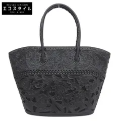 CARVING TRIBES カービングトライブス 美品 Shell レザー トートバッグ レディース ブラック