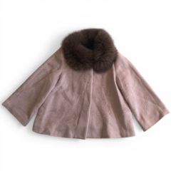 新品 タグ付き ANAYI アナイ アルパカ フォックスファーショートコート