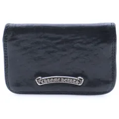 CHROME HEARTS (クロムハーツ) CARD CASE グロメット付きレザーカードケース ブラックのサムネイル