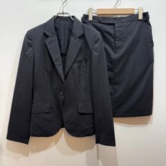 WHITE JOOLA スカートスーツ上下 グレー チェック柄 9R - メルカリ