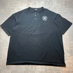 O-17 Harley Davidson ハーレーダビットソン 1996年 ヘンリーネックTシャツ USA製 サイズ2XL