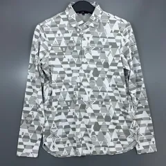 【新品タグ付】PING ゴルフウェア 総柄ジャガード 長袖ポロシャツ Mサイズ