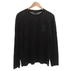 エンポリオアルマーニ EMPORIO ARMANI ロンT Tシャツ カットソー 長袖 マンガベア 刺繍 L 紺 ネイビー /FF ■GY18