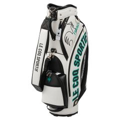 新品 WACCINE compo オリジナルキャディバッグ スタンド付 白/緑